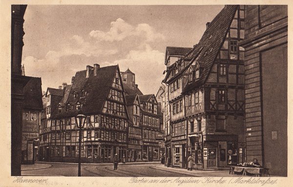AK - Hannover / Marktstr. - um 1910 / - 2062 -
