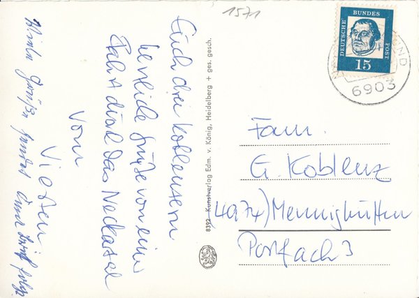 AK - Heidelberg  - ca. 60er Jahre / - 2182 -