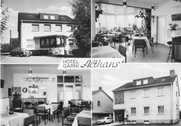 AK - Niestetal / Hessen - Hotel Althans - ca. 60er Jahre / - 2196 -