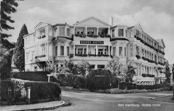 AK - Bad Harzburg / Bodes Hotel - von 1961 / - 2198 -