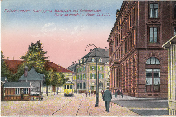 AK - Kaiserslautern / Marktplatz - ca. 20er Jahre / - 2401 -