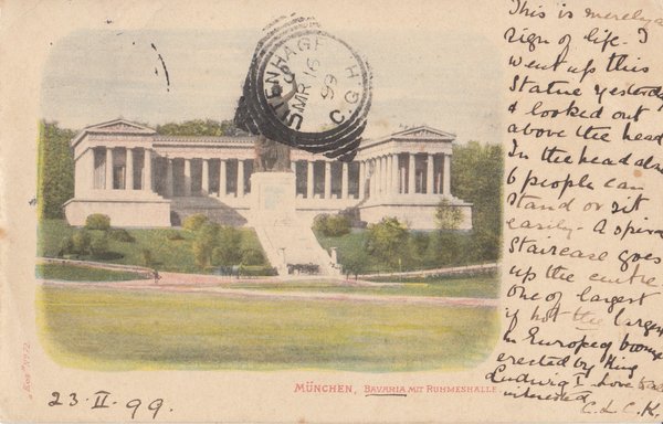 AK - München / Ruhmeshalle von 1899 / - 2450 -