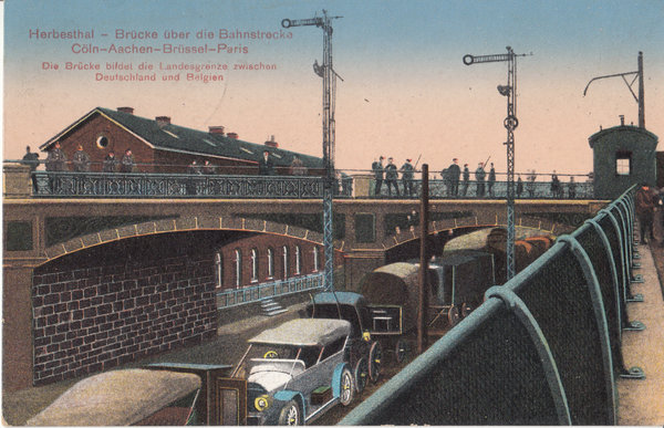 AK - Herbesthal / Brücke - Bahnstrecke - von 1916 / - 2468 -