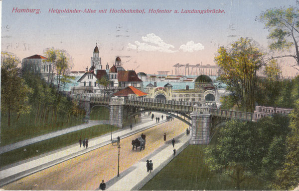 AK - Hamburg / Helgoländer-Allee - von 1915 / - 2469 -