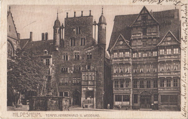 AK - Hildesheim / Tempelherrenhaus - von 1909 / - 2470 -