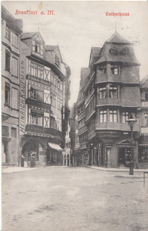 AK - Frankfurt a.M. / Lutherhaus - von 1912 / - 2476 -