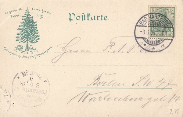 AK - Bad Harzburg / Ortsansicht - von 1904 / - 2608 -