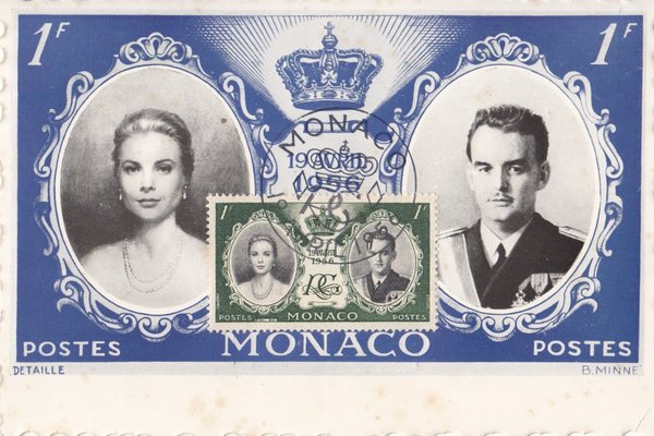 AK - Monaco / Hochzeit von Grace Kelly und Fürst Rainier III  / - 2615 -