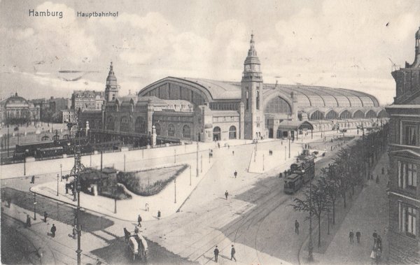 AK - Hamburg / Hauptbahnhof - von 1911 / - 2637 -