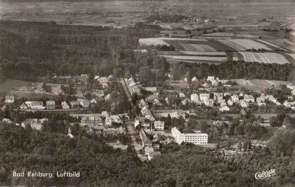 AK - Bad Rehburg / Luftbild - von 1966 / - 2657 -
