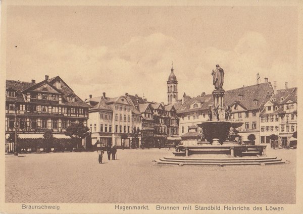 AK - Braunschweig / Hagenmarkt - ca. 1920er Jahre / - 2702 -