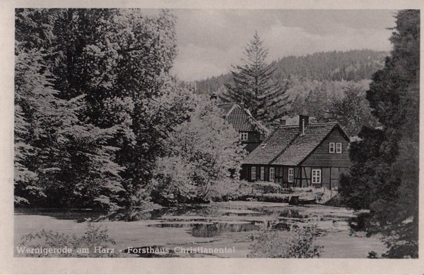 AK - Wernigerode / Forsthaus Christianental - von 1962 / - 2705 -