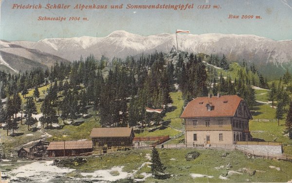 AK - Semmering / Friedrich-Schüler Alpenhaus - von 1911 / - 2719 -