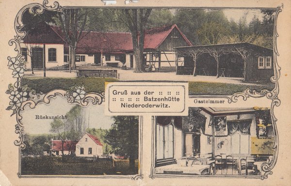 AK - Niederoderwitz / Gruß aus der Batzenhütte - von 1911 / - 2729 -