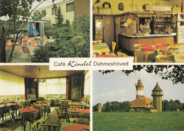 AK - Dahme / Cafe Kindel Pension - ca. 70er Jahre / - 2819 -