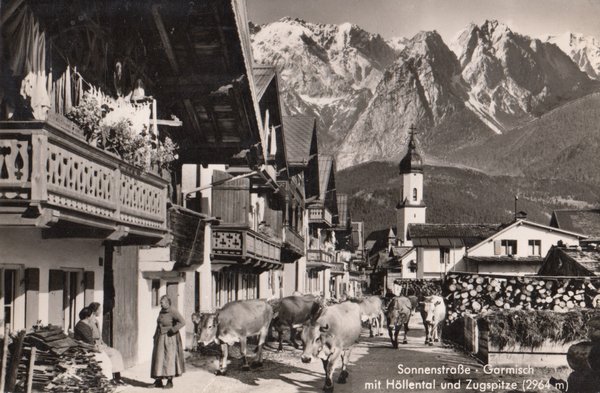 AK - Garmisch / Sonnenstr.  - von 1959  / - 2829 -