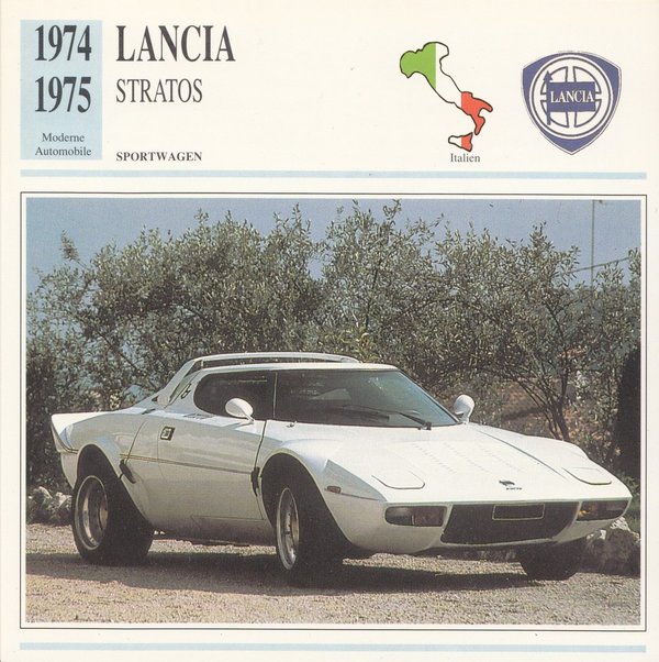 Sammelkarte - Lancia Stratos / - 2846 -