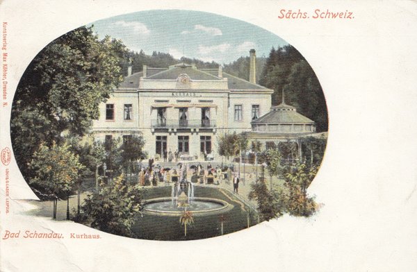 AK - Bad Schandau / Kurhaus - um 1900 / - 2860 -