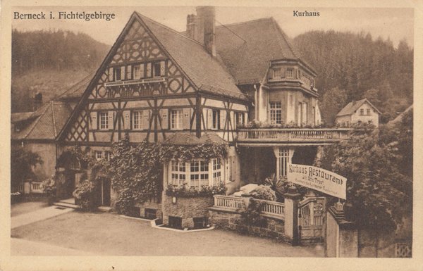 AK - Bad Berneck / Kurhaus Restaurant - um 1920  / - 2883 -