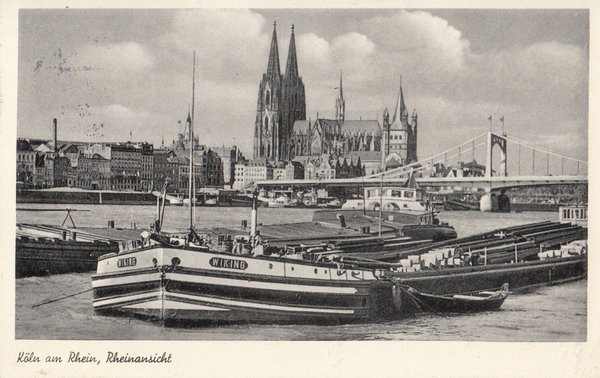 AK - Köln / Rheinansicht - von 1951 / - 2908 -