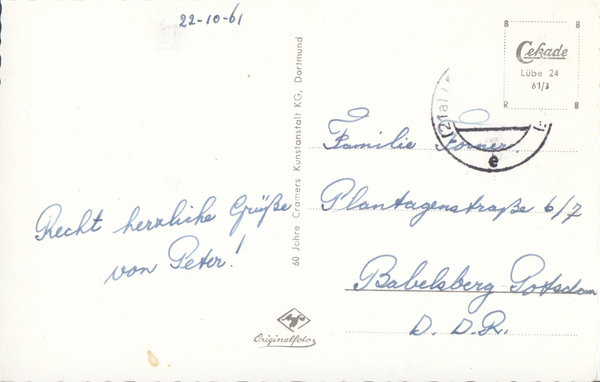 AK - Lübbecke / Mehrbildkarte - von 1961  / - 2929 -
