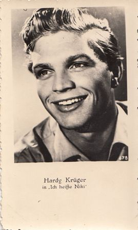 Autogrammkarte - Hardy Krüger - ca. 1952 / - 2946 -