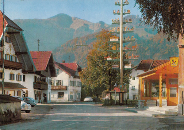 AK - Grassau - Dorfplatz - von 1978 / - 3116 -