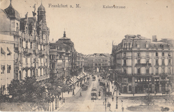 AK - Frankfurt a.M. / Kaiserstr. - um 1910  / - 3145 -