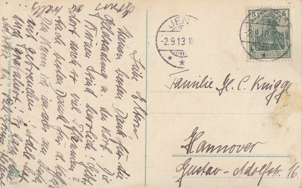 AK - Jena / Ortsansicht - von 1913  / - 3171 -