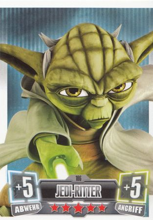 Sammelkarte - Force Attax / Star Wars  - Jedi Ritter / 186