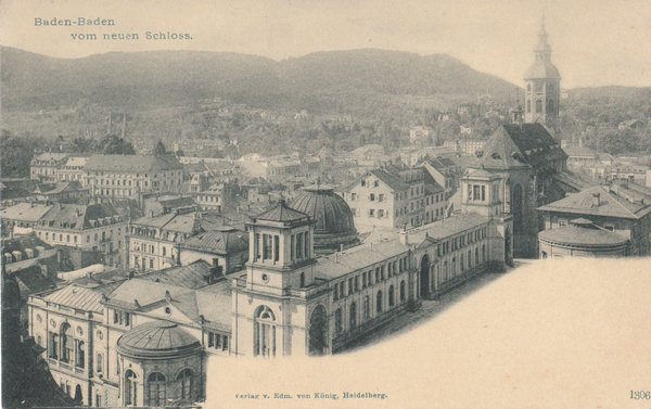 AK - Baden-Baden / Ortsansicht - um 1900  / - 3220 -