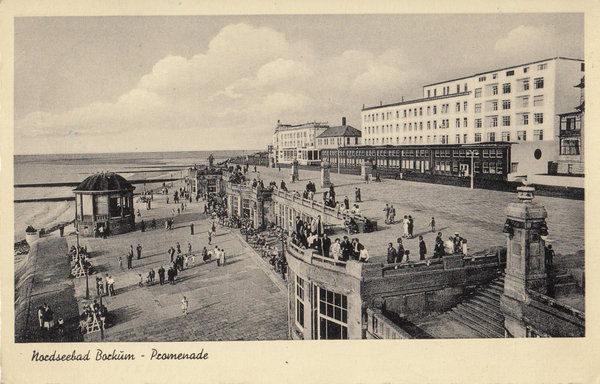 AK - Borkum - Promenade - von 1950  / - 3223 -