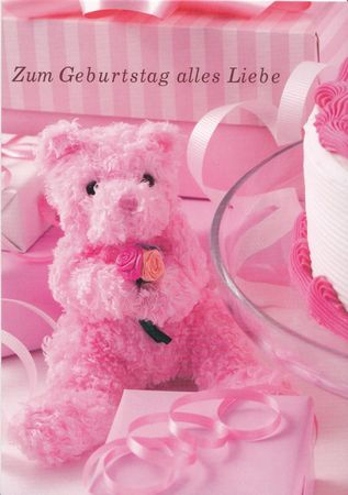 Postkarte - Zum Geburtstag alles Liebe - Neuware  / - 3239