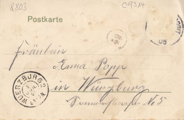 AK - Rothenburg o.d. Tauber / Marktplatz - von 1903 / - 3246 -