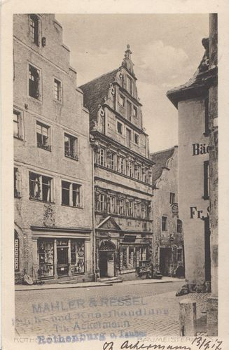 AK - Rothenburg o.d. Tauber / Baumeisterhaus - von 1917  / - 3248 -
