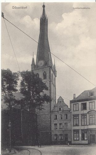 AK - Düsseldorf / Lambertuskirche - um 1910  / - 3250 -