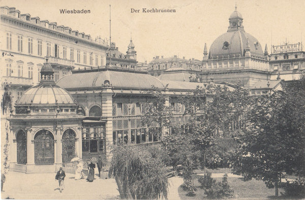 AK - Wiesbaden - Der Kochbrunnen - von 1909  / - 3252 -