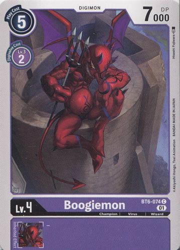 Sammelkarte - Digimon / Double Diamond - Boogiemon - BT6-074 / - 3307 -