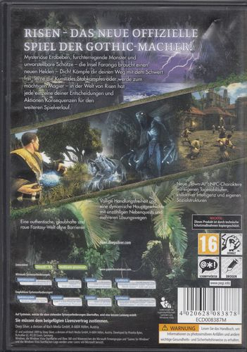 Risen - mit Soundtrack-CD und Anleitung (PC-Spiel / 2009, DVD-Box) / - 3351 -