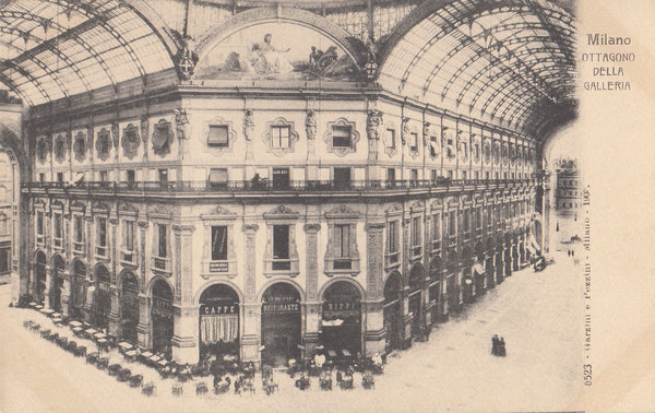 AK - Mailand - Galleria - um 1900 / - 3466 -