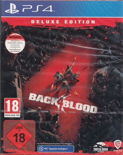 Back 4 Blood - Deluxe Edition - Steelbook - PS4 - OVP - Neu in Folie