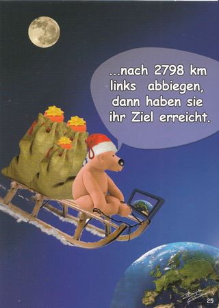 Postkarte - Neuware / Weihnachten - Tatzino / - 3555 -